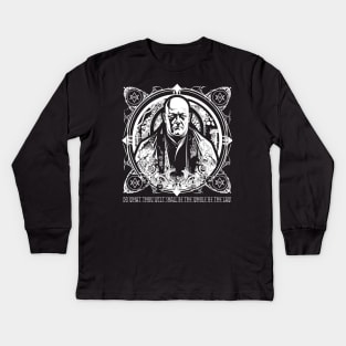 Aleister Crowley - Do what thou wilt Kids Long Sleeve T-Shirt